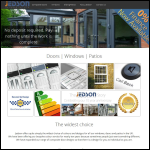 Screen shot of the Jedson Composite Doors website.