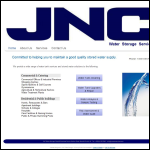 Screen shot of the JNC Water Services website.