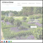 Screen shot of the Joanne Alderson Design website.