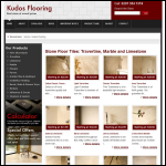 Screen shot of the Kudos Flooring Ltd website.