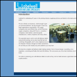 Screen shot of the Labelwell Ltd website.