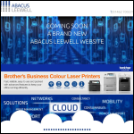 Screen shot of the Abacus Leewell (Office Equipment) Ltd website.