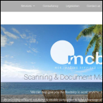 Screen shot of the M C B Imaging Services website.