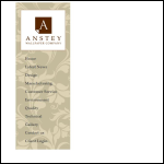 Screen shot of the Anstey Wallpaper Co Ltd website.