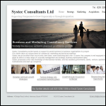 Screen shot of the Systec Consultants Ltd website.