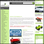 Screen shot of the Barry Carter Motor Products Ltd website.