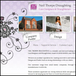 Screen shot of the Neil Thorpe Draughting website.