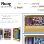 Screen shot of the A1 Plating website.