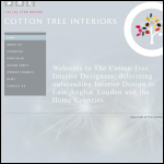 Screen shot of the The Cotton Tree website.