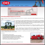 Screen shot of the Ioes Ltd website.