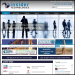Screen shot of the Insider Technologies Ltd website.