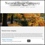 Screen shot of the Natural Stone Steps Ltd website.