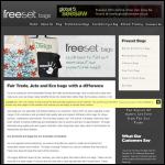 Screen shot of the Freeset Ltd website.