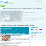 Screen shot of the Bubbletec (International) Ltd website.