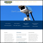 Screen shot of the Barrier Surveillance Systems Ltd website.