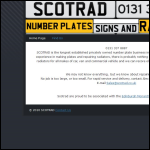 Screen shot of the Scotrad website.