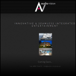 Screen shot of the Audiovision website.