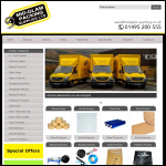 Screen shot of the Mid Glam Packing Supplies Ltd website.