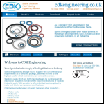 Screen shot of the CDK Engineering Services Ltd website.