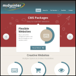 Screen shot of the Midwinter Computer Services Ltd website.