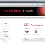 Screen shot of the National Payroll Services website.