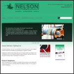 Screen shot of the Nelson Hydraulics Ltd website.