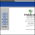 Screen shot of the Emerald Weld Pvc Stationery Manufacturer website.