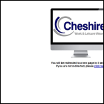 Screen shot of the Cheshire Work & Leisure Wear website.