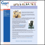 Screen shot of the Capri Business Supplies website.