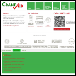 Screen shot of the Crane Aid website.