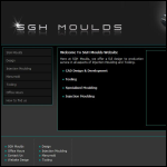 Screen shot of the S G H Moulds website.