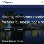 Screen shot of the Odyssey Systems website.