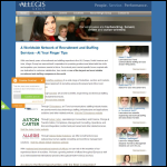 Screen shot of the Allegis Group Ltd website.