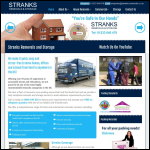 Screen shot of the Stranks Removals & Storage Ltd website.