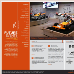 Screen shot of the Future Events Ltd website.