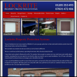 Screen shot of the Lockrite website.
