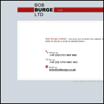 Screen shot of the Bob Burge Ltd website.