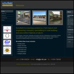 Screen shot of the Schofield Contracting Ltd website.