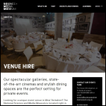 Screen shot of the National Science and Media Museum – Corporate & Private Hire website.