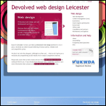 Screen shot of the Devolved website.