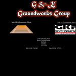 Screen shot of the G & K Groundworks Ltd website.