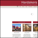 Screen shot of the Hardaker Removal & Storage website.