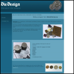 Screen shot of the Diedesign website.