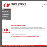 Screen shot of the Regal Credit Consultants Ltd website.
