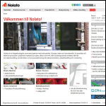 Screen shot of the Nolato Jaycare website.