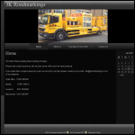 Screen shot of the J K Roadmarkings Ltd website.