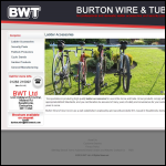 Screen shot of the Burton Wire & Tube Co. Ltd website.