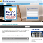Screen shot of the Darjon Mouldings website.