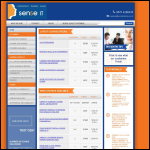 Screen shot of the Sense Training Services Ltd website.