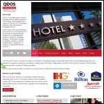 Screen shot of the QDOS Communications Ltd website.